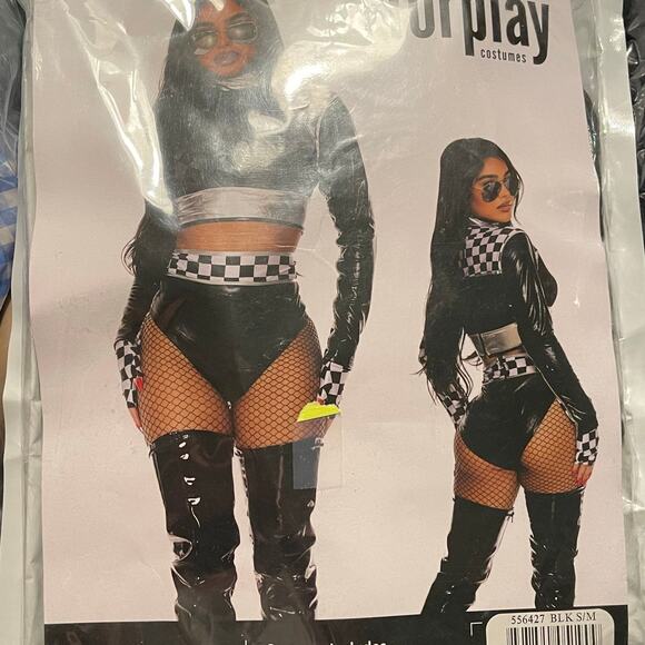 NEW Forplay Sexy Race Car Driver Halloween Costume Size Small Medium - Picture 3 of 4